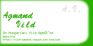 agmand vild business card